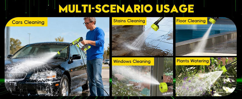 Rinse the mess away